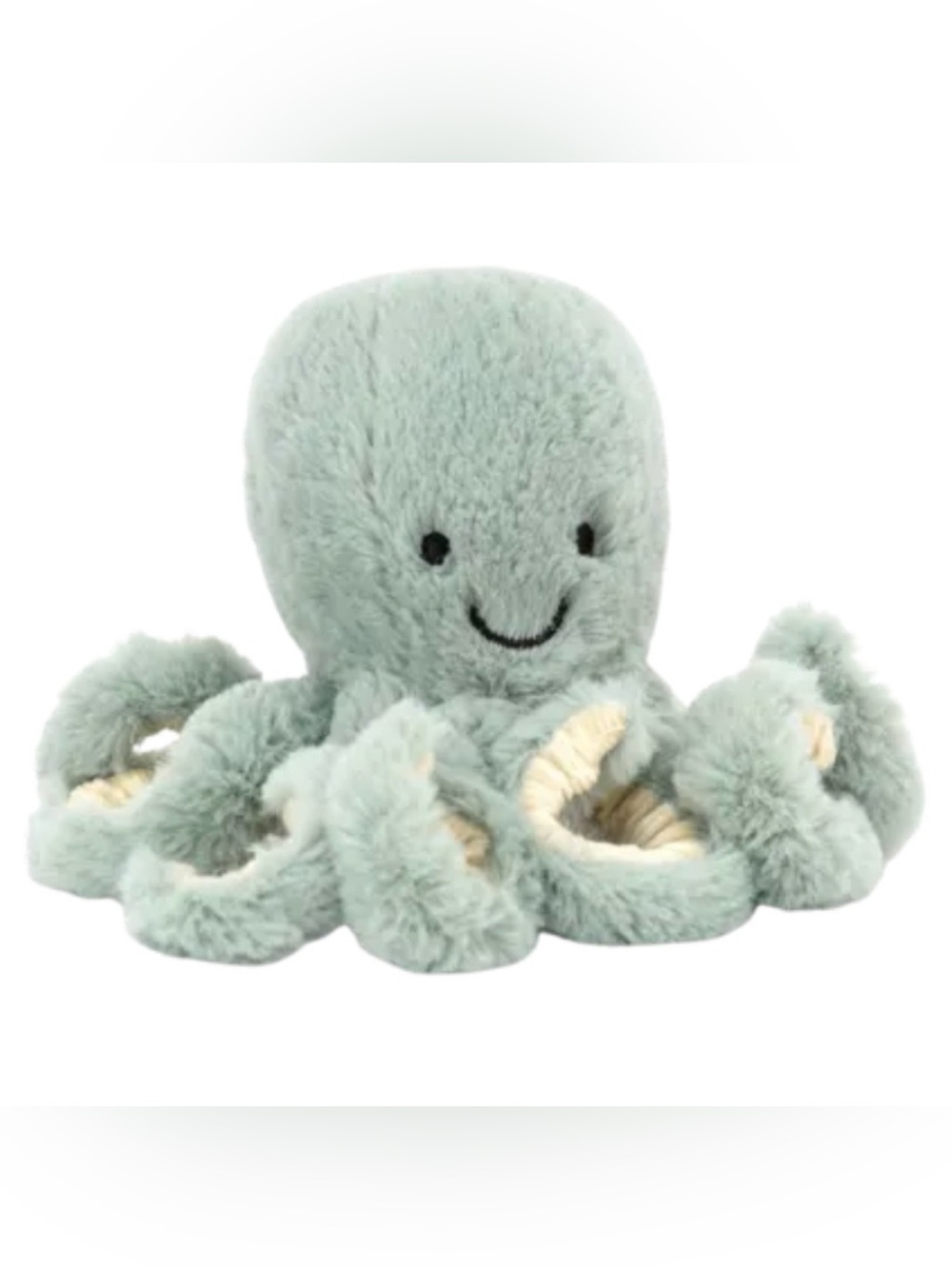Jellycat NWT Baby Odyssey Octopus 6” Sage Green Springy Tentacles Plush Toy